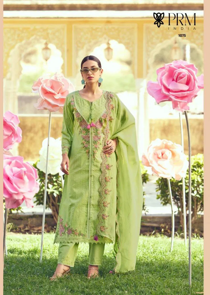 Eden Rose By Prm Cotton Embroidered Salwar Kameez Wholesale Suppliers In India