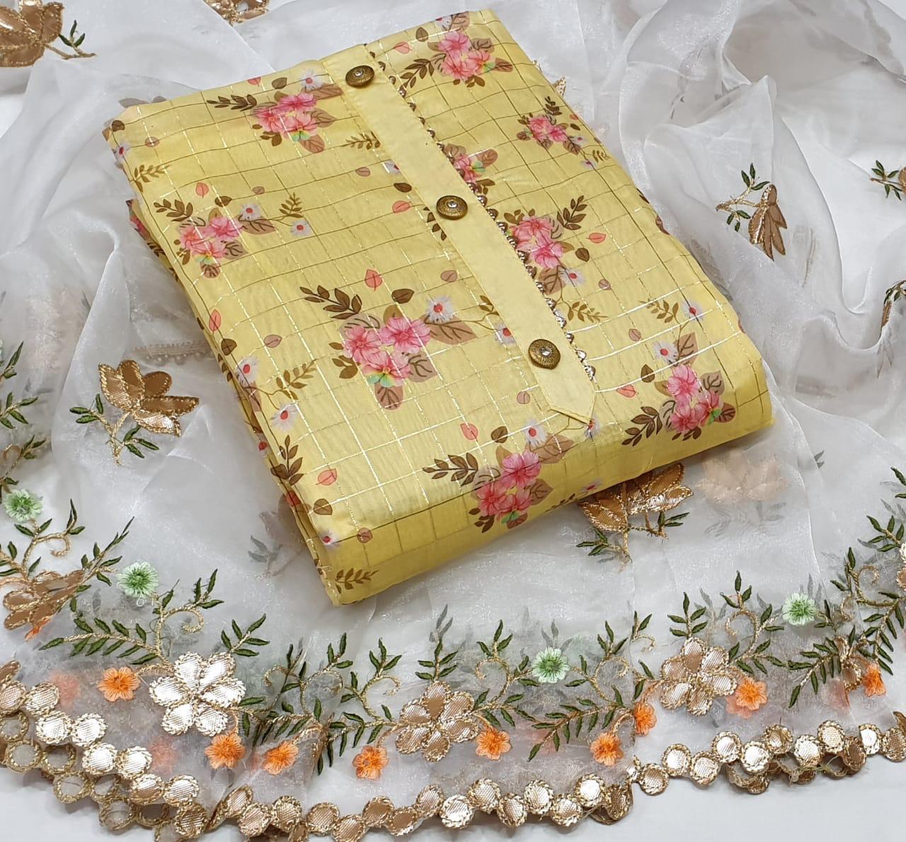 Malang New Modal Chex Print Designer Festive Wear Dress Material Collection 