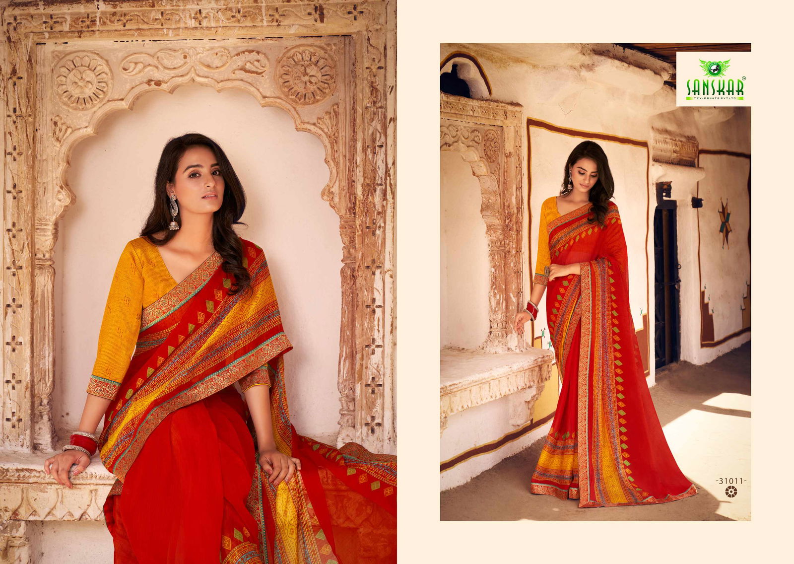Sanskar Shubhlabh New Exclusive Party Wear Brasso Designer Saree Collection