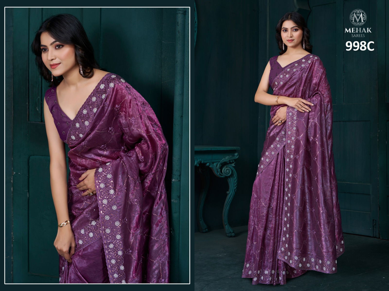 Mehek 998 A To E Soft Silk Designer Saree Wholesale Shop In Surat
