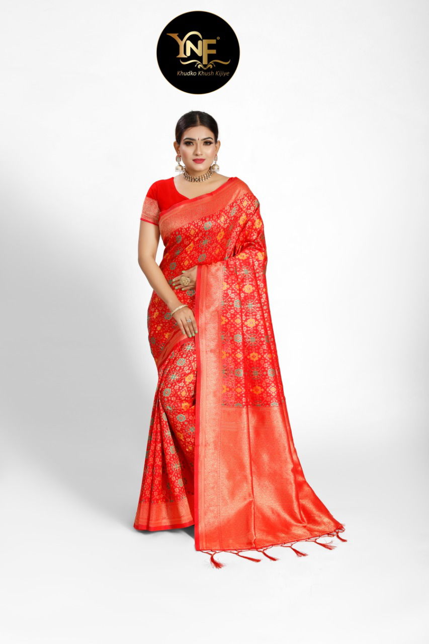 Ynf Mirraw Designer Silk Festive Wear Latest Saree Collection
