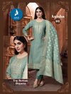 Anisha By Kaya Chanderi Jacquard Kurti With Bottom Dupatta Orders In India