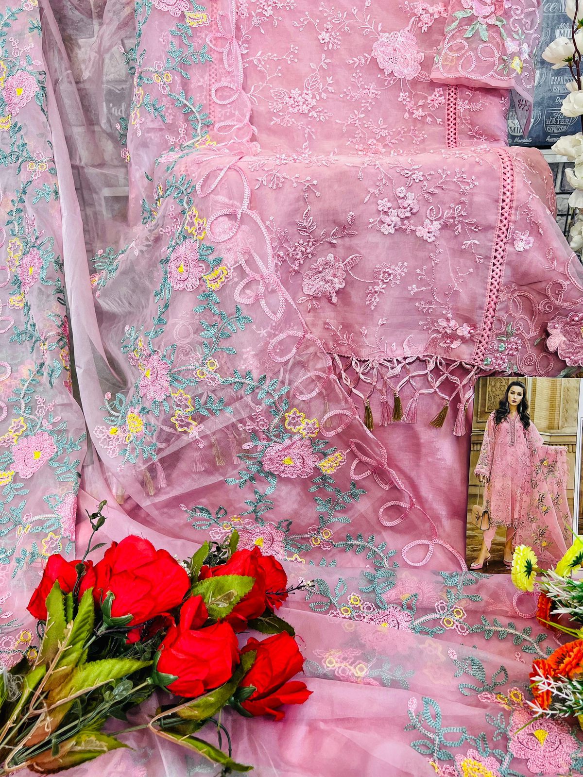 376 Organza Designer Pakistani Suits Catalog