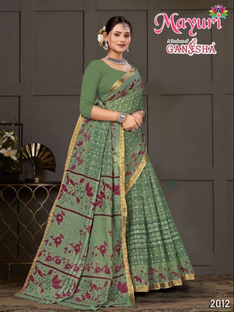 Mayuri Vol 2 By Ganesha Cotton Printed Casual Wear Saree Wholesale Market In Surat
