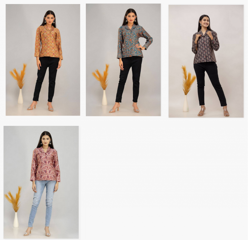 Stylee Girl 26 Casual Wear Masleen Ladies Tops Wholesale Online
