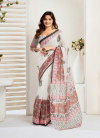 Meera 317 Linen Printed Party Wear Fancy Saree Wholesale Price In Surat