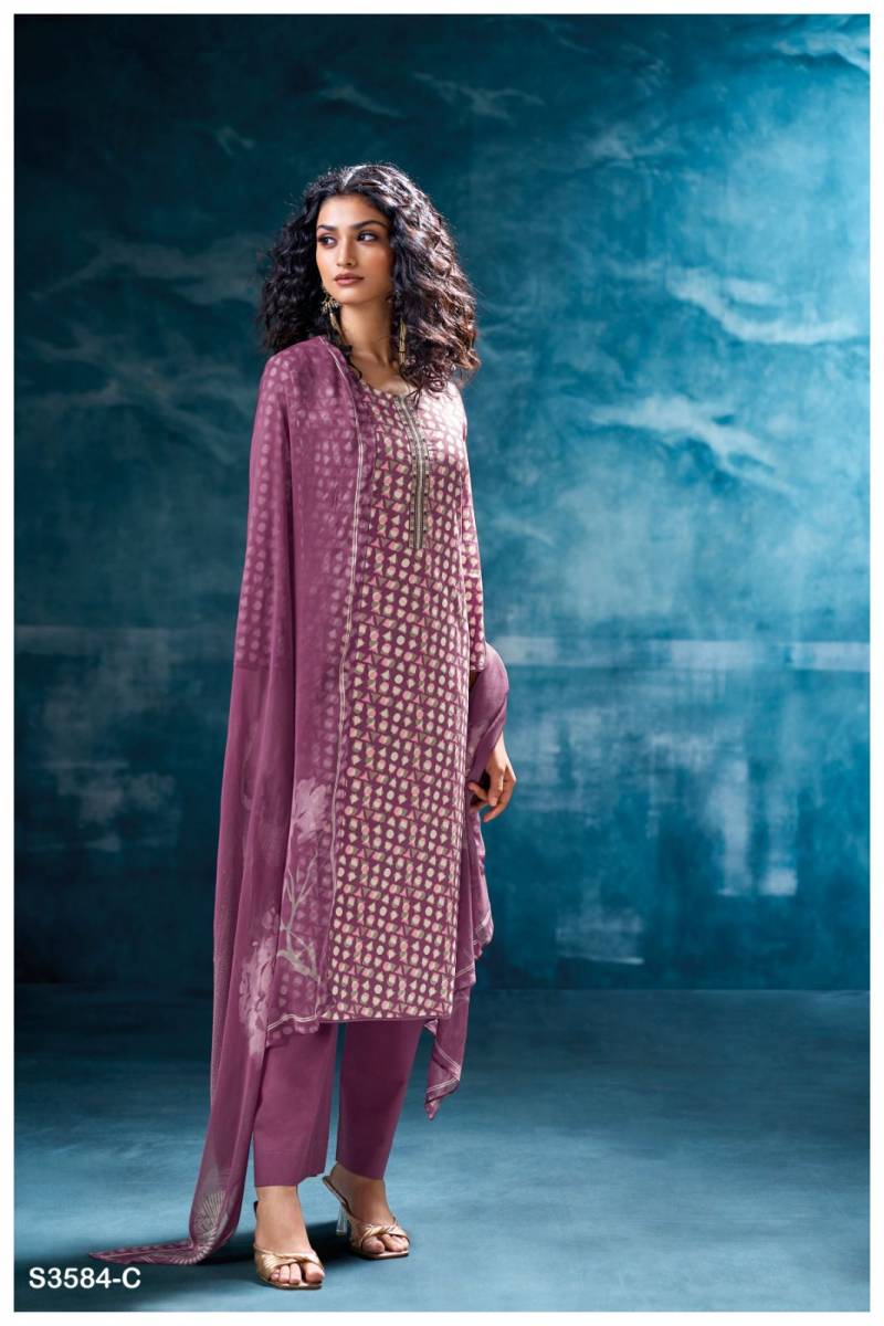 Nivritti By Ganga Cotton Printed Embroidered Salwar Kameez Wholesale Market In Surat With Price
