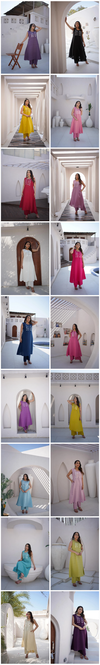 Naisha K 714 Vertican Manual Work A Line Online Kurti With Bottom Wholesale