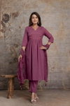 Naisha K 335 Cotton Embroidered Work Kurti With Pant Dupatta Suppliers In India