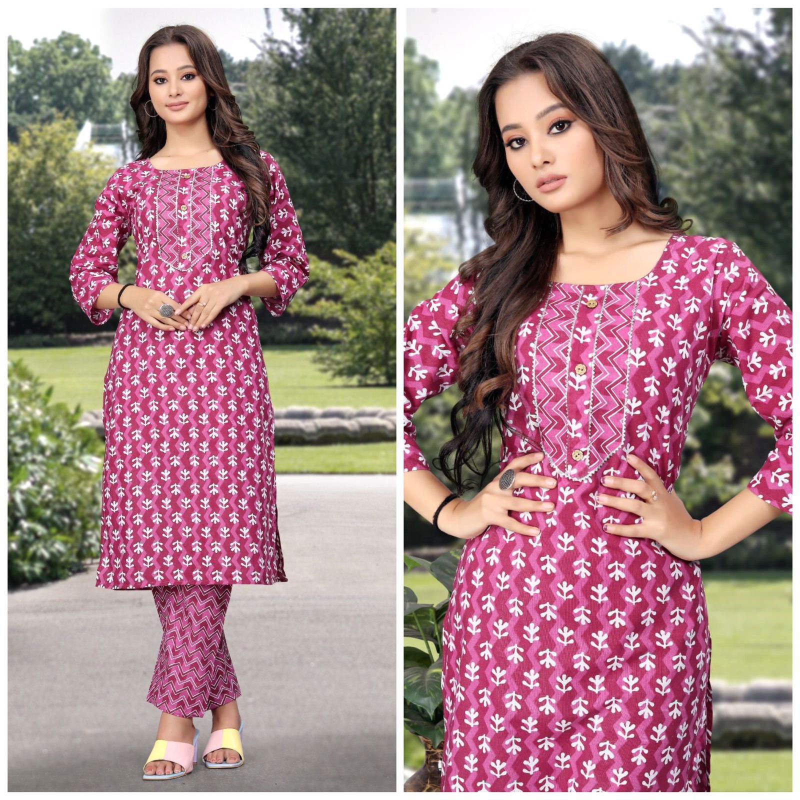 Jaipoor Kurti Cotton Wholesale Kurti with Bottom Manufacturers 