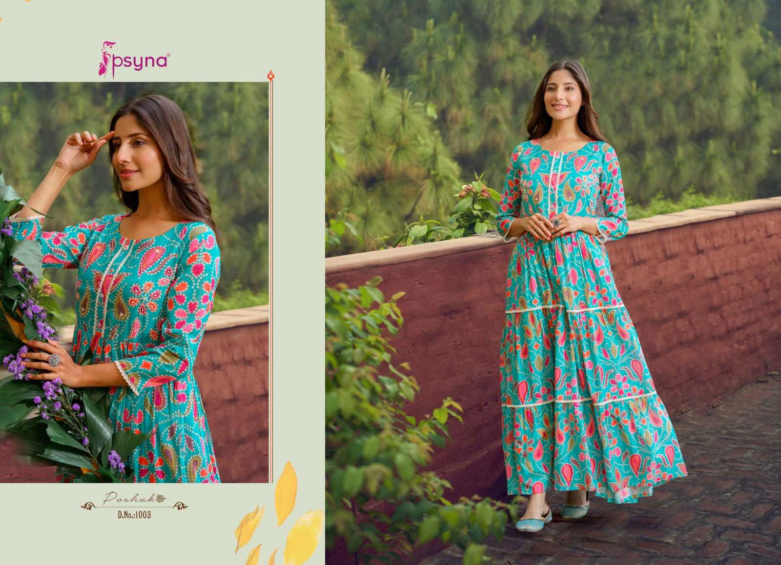 Gulaab By Psyna Cotton Readymade Gown Wholesale Suppliers In Mumbai