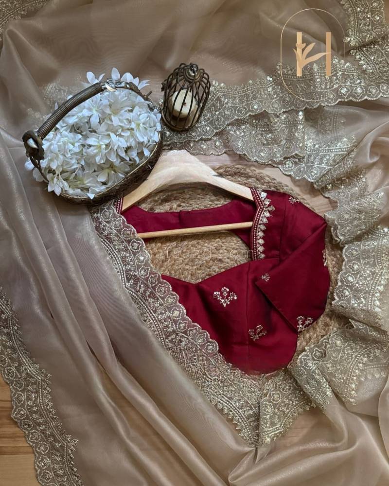 Vt 702 Traditional Wear Organza Fancy Saree Wholesalers In Delhi