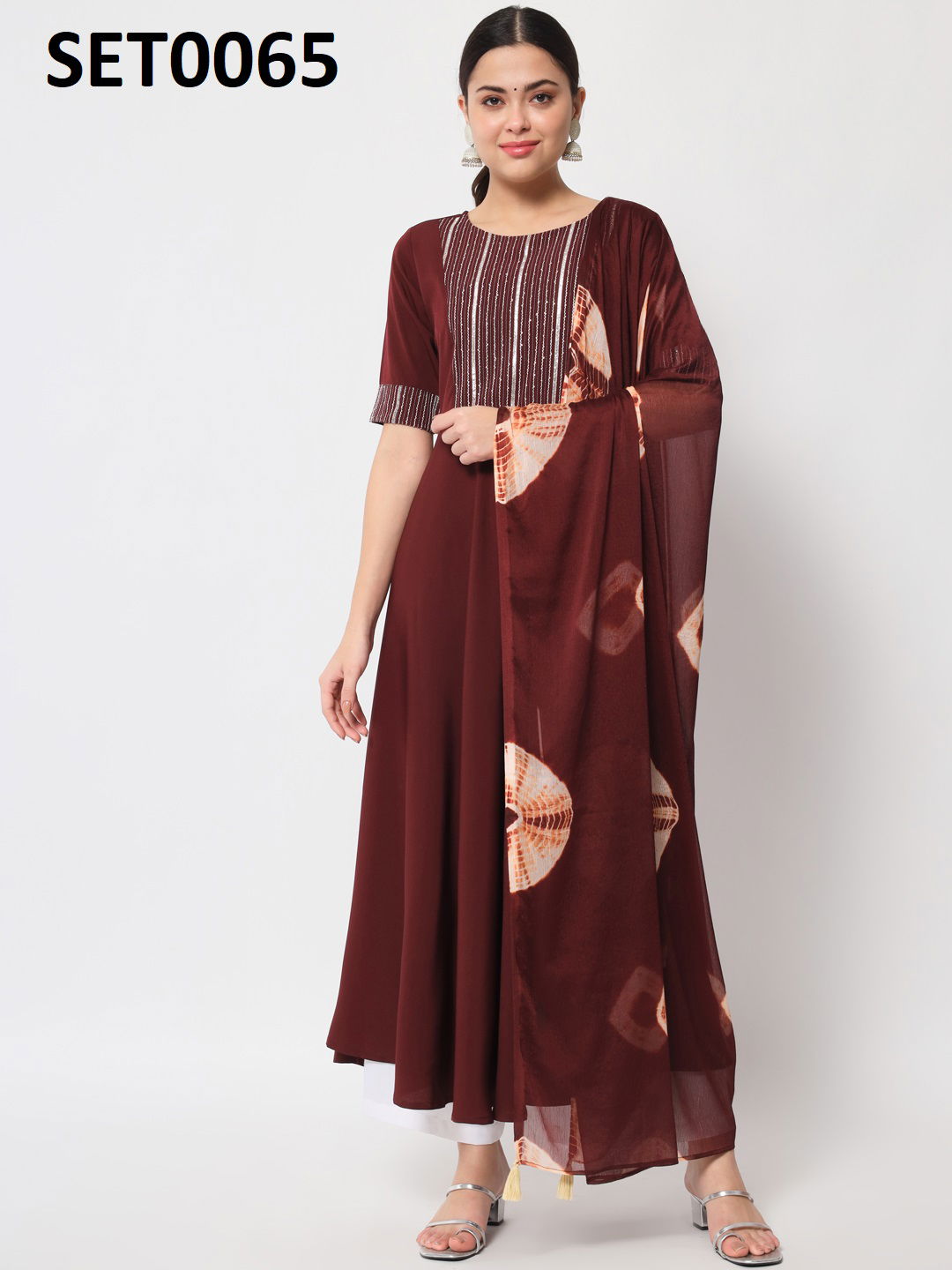 Fiorra SET0000 03 Printed Cotton Kurti With Dupatta Wholesale Clothing Suppliers In India