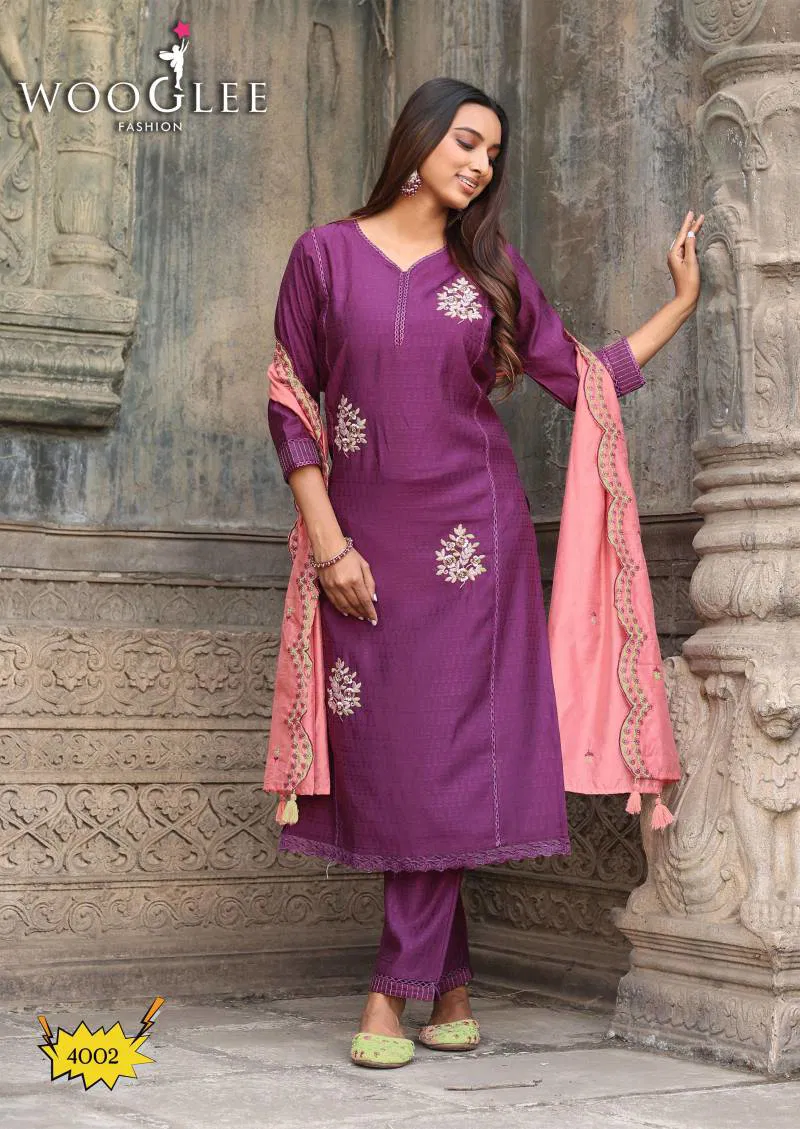 Saugaat Viscose By Wooglee Weaving Kurti Bottom With Dupatta Exporters In India