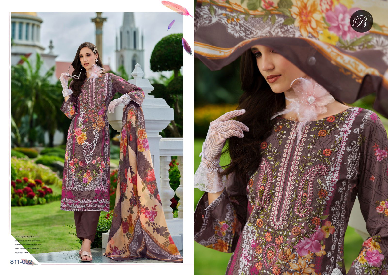 Naira Vol 99 By Belliza Cotton Printed Embroidered Dress Material Wholesalers In Delhi