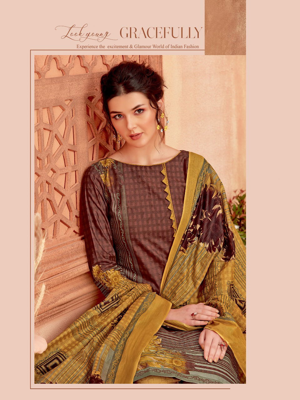 Ganesha Print 23 Latest Designer Printed Cotton Dress Material Collection