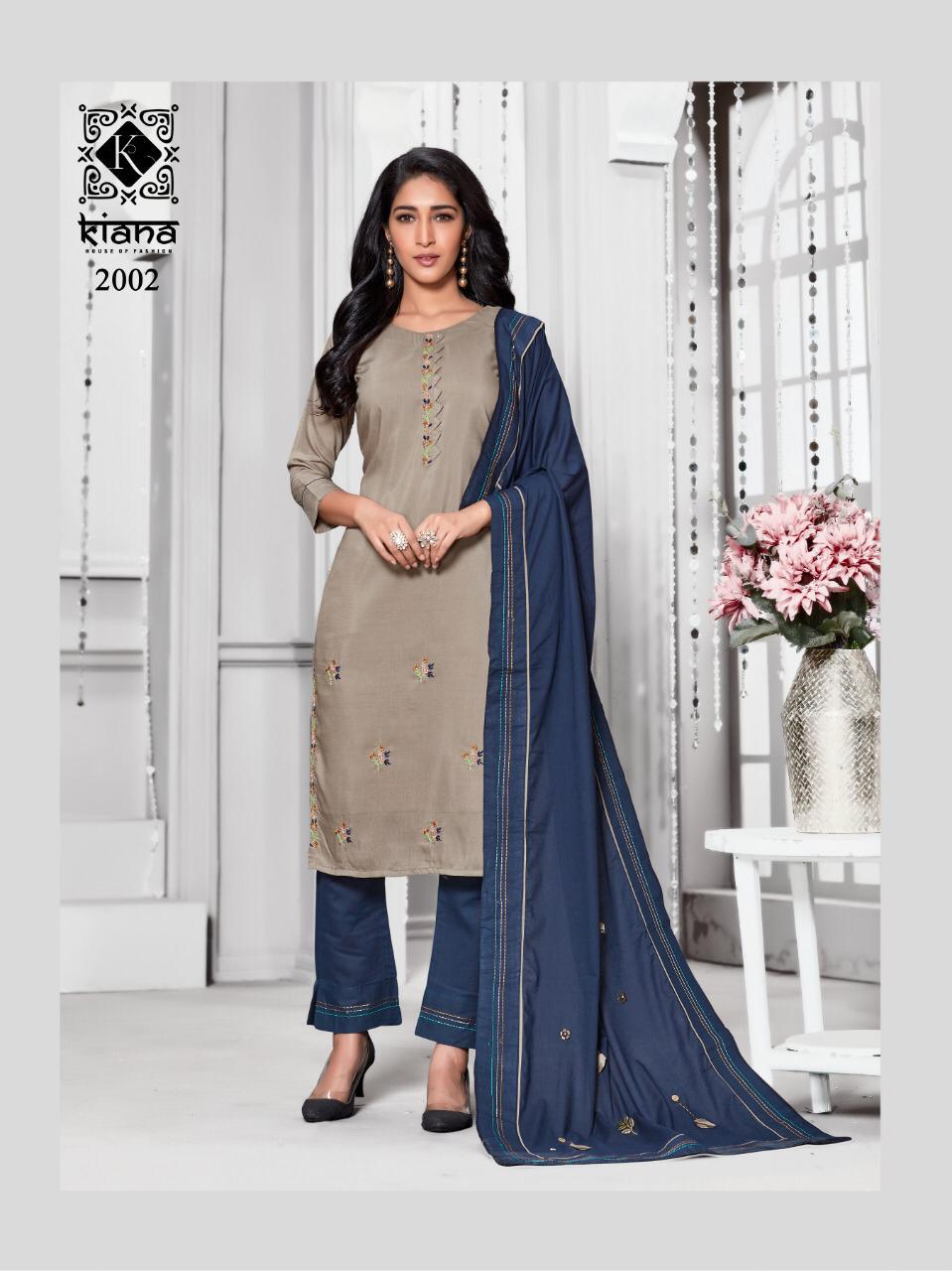 Kiana Crystal 2 Exclusive Casual Wear Readymade Rayon Salwar Suit Collection
