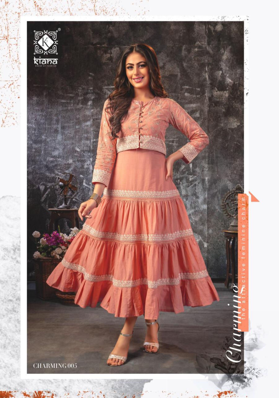 Kiana Charming Latest Designer Party Wear Ready made Collection
