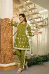Tanyaa P 383 Cotton Lakhnavi Stylist Co Ord Set Wholesale In India