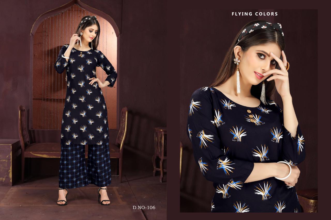 Platinum Latest Designer Kurtis Collection With Plazzo 