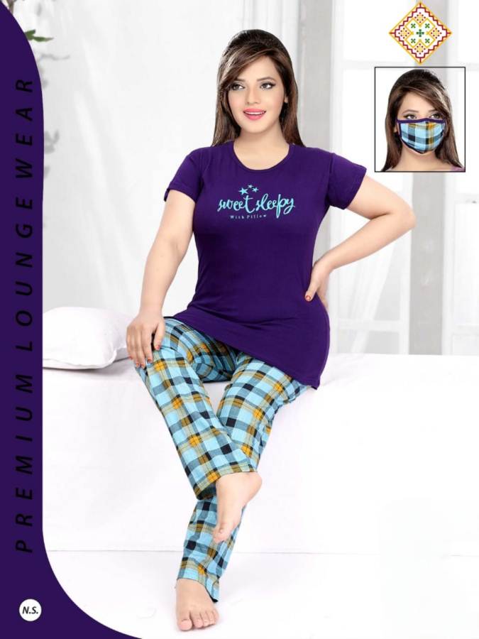 Latest Collection Of Night Suit With Mask 
