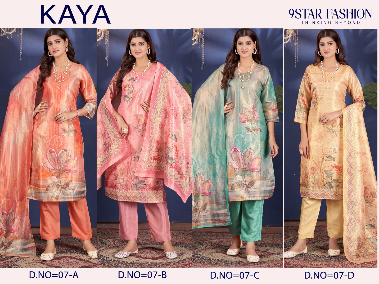Kaya By NSF Simmer Digital Printed Kurti With Bottom Dupatta Wholesale Market In India