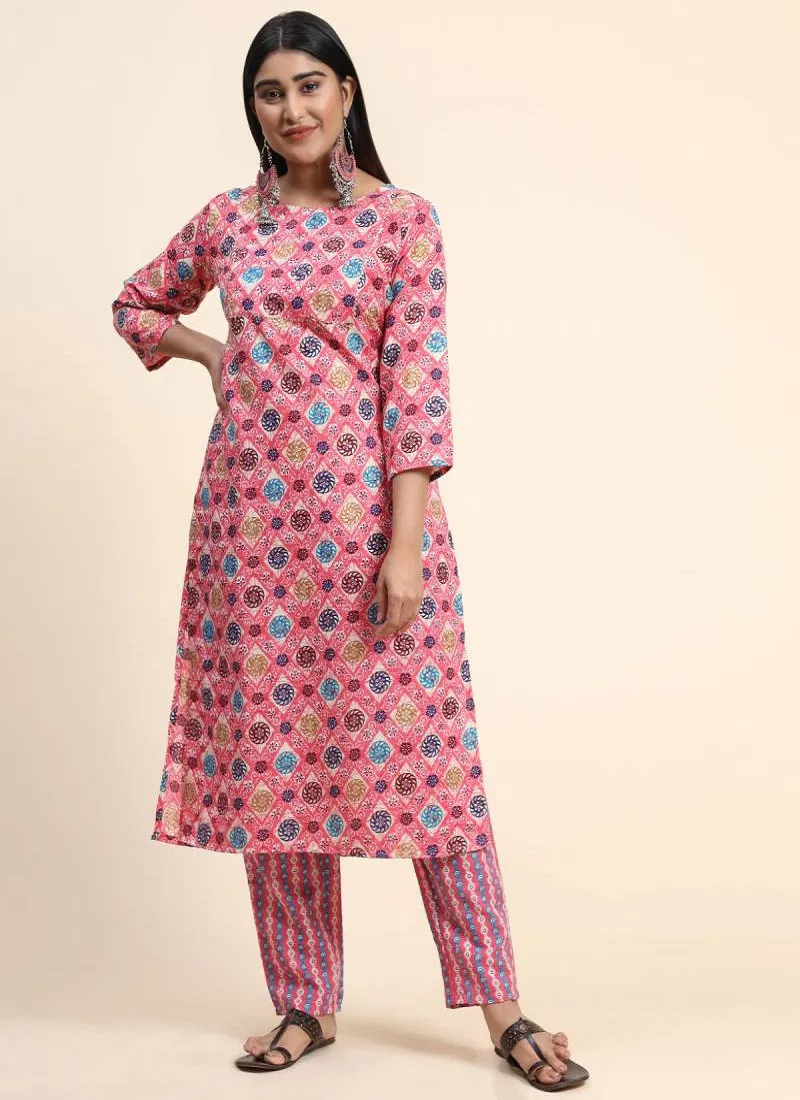 Tanyaa P 148 Cotton Printed Kurti With Bottom Wholesale Price In Surat
