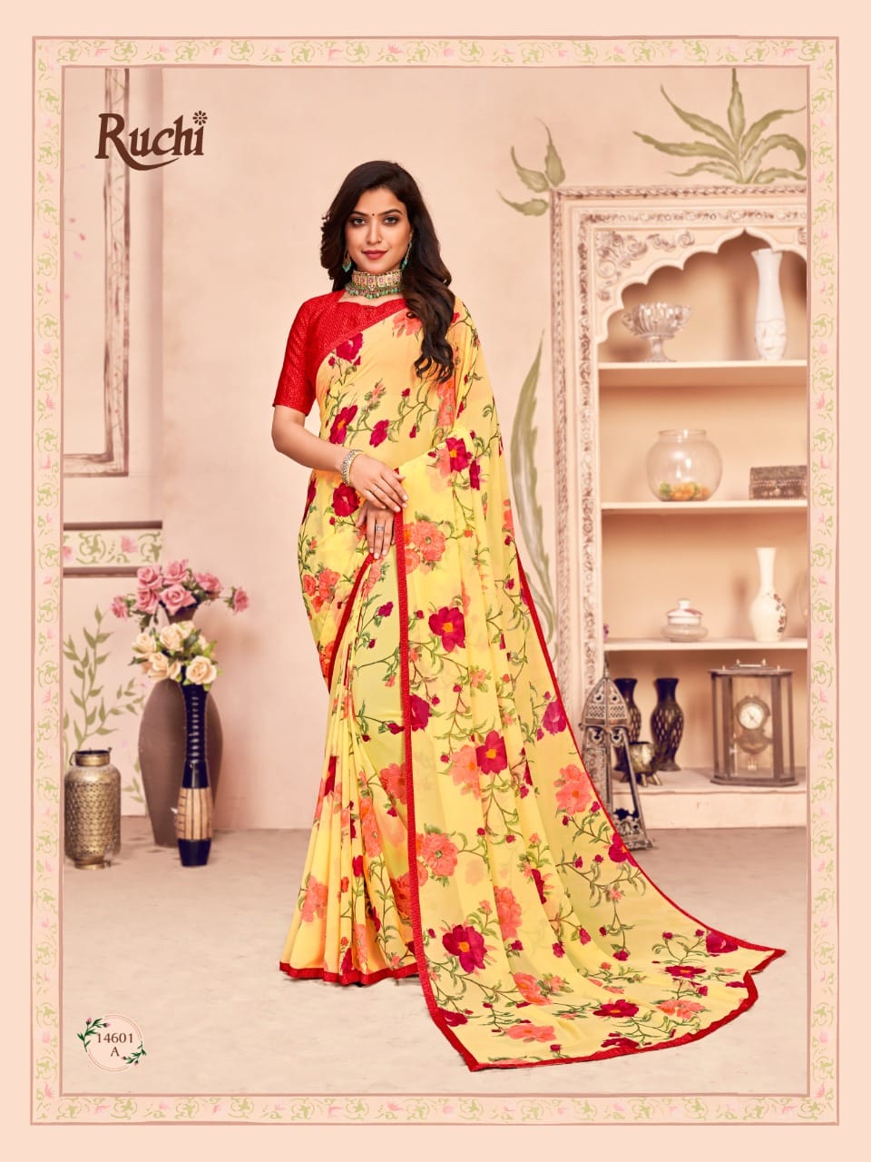 Ruchi Nimayaa 11th Edition Casual Daily Wear Georgette Printed Saree Collection