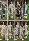Nayra Vol 41 By Riaz Arts Cotton Printed Embroidery Dress Material 