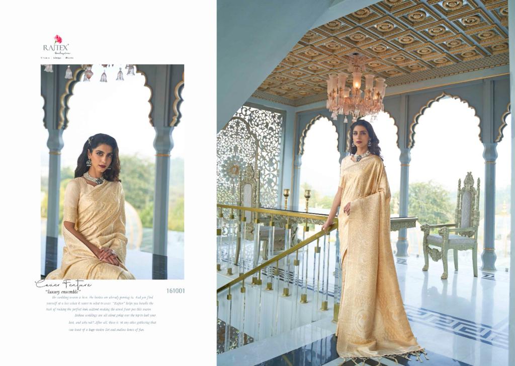 Rajtex Kashna Latest Designer Party Wear Soft silk weaving Saree Collection