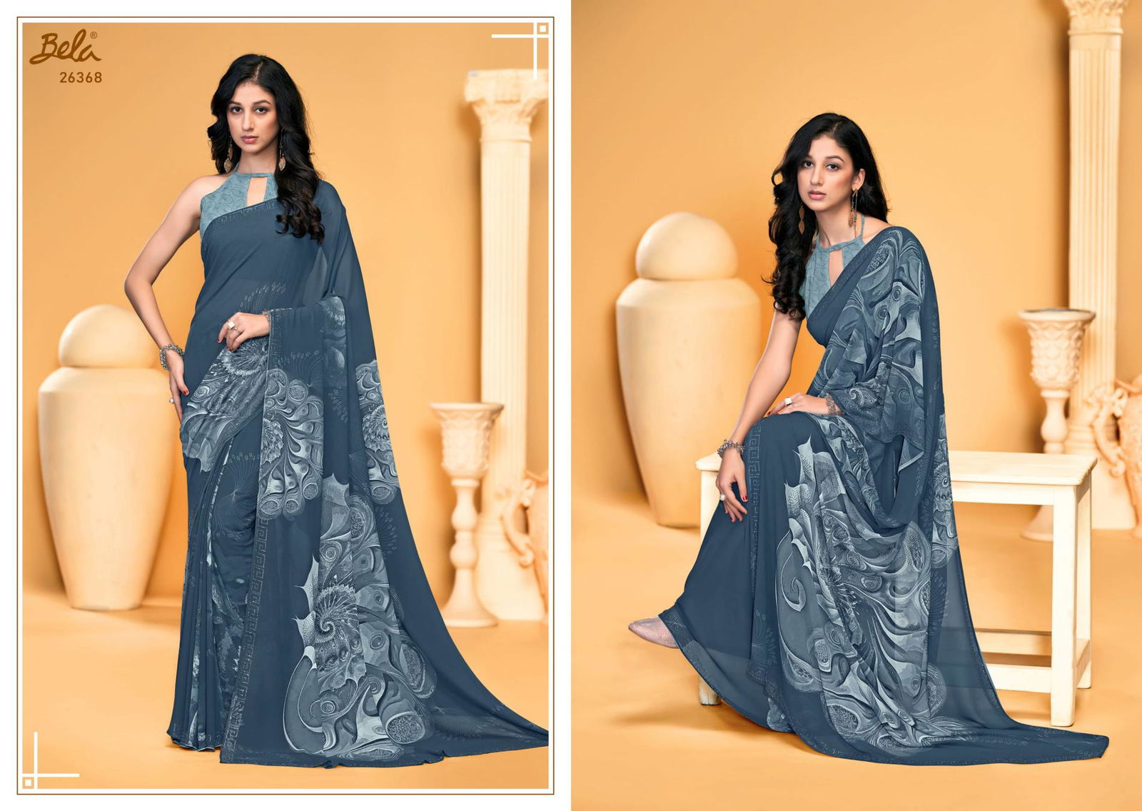 Amari Vol 2 By Bela Fashion Witless Digital Print Saree Wholesale Online