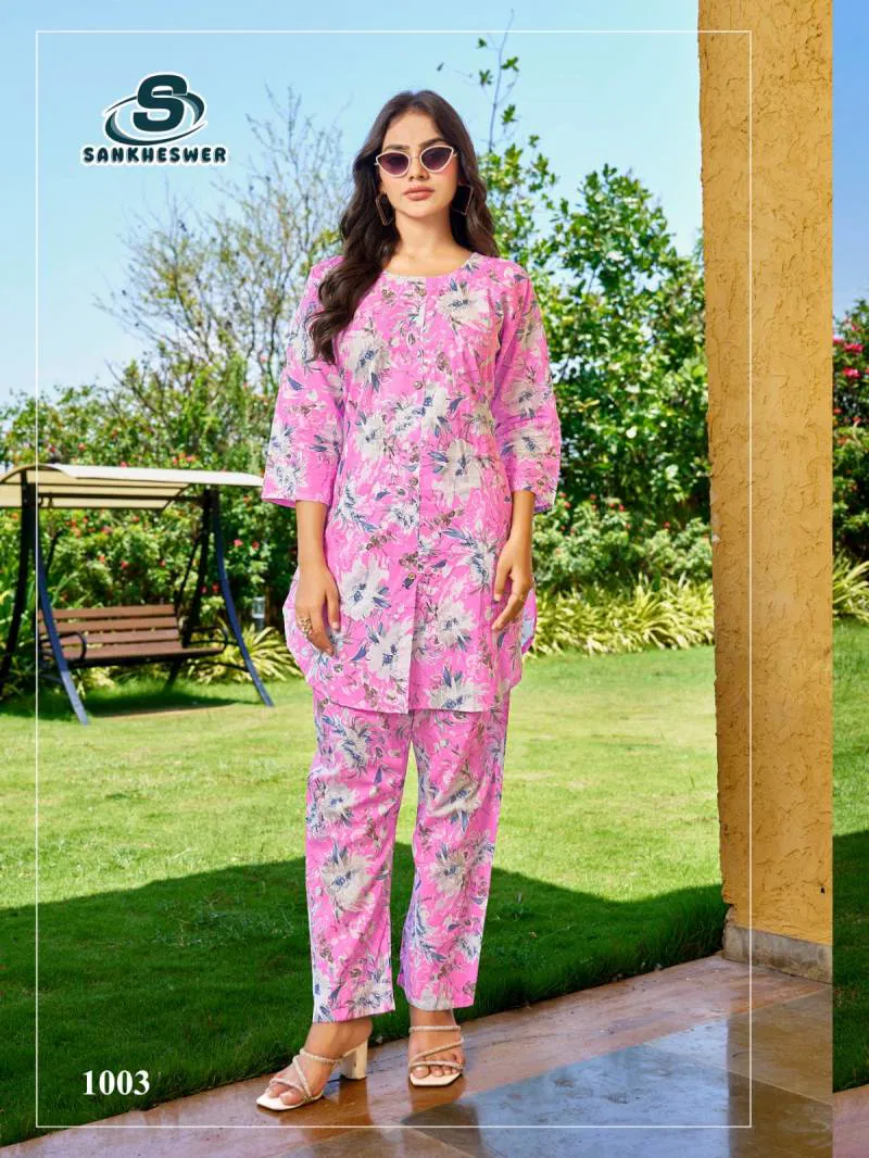 Cottan Beats Vol 2 By Sankheswer Cotton Printed Co Ord Set Best Wholesale Shop In Surat