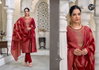 Lekha By Four Dots Organza Silk Jacquard Dress Material Online Wholesale