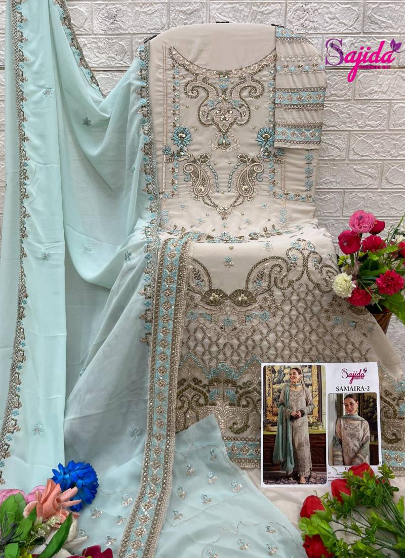 Samaira Vol 2 By Sajida Georgette Pakistani Salwar Kameez Wholesale Clothing Suppliers In India