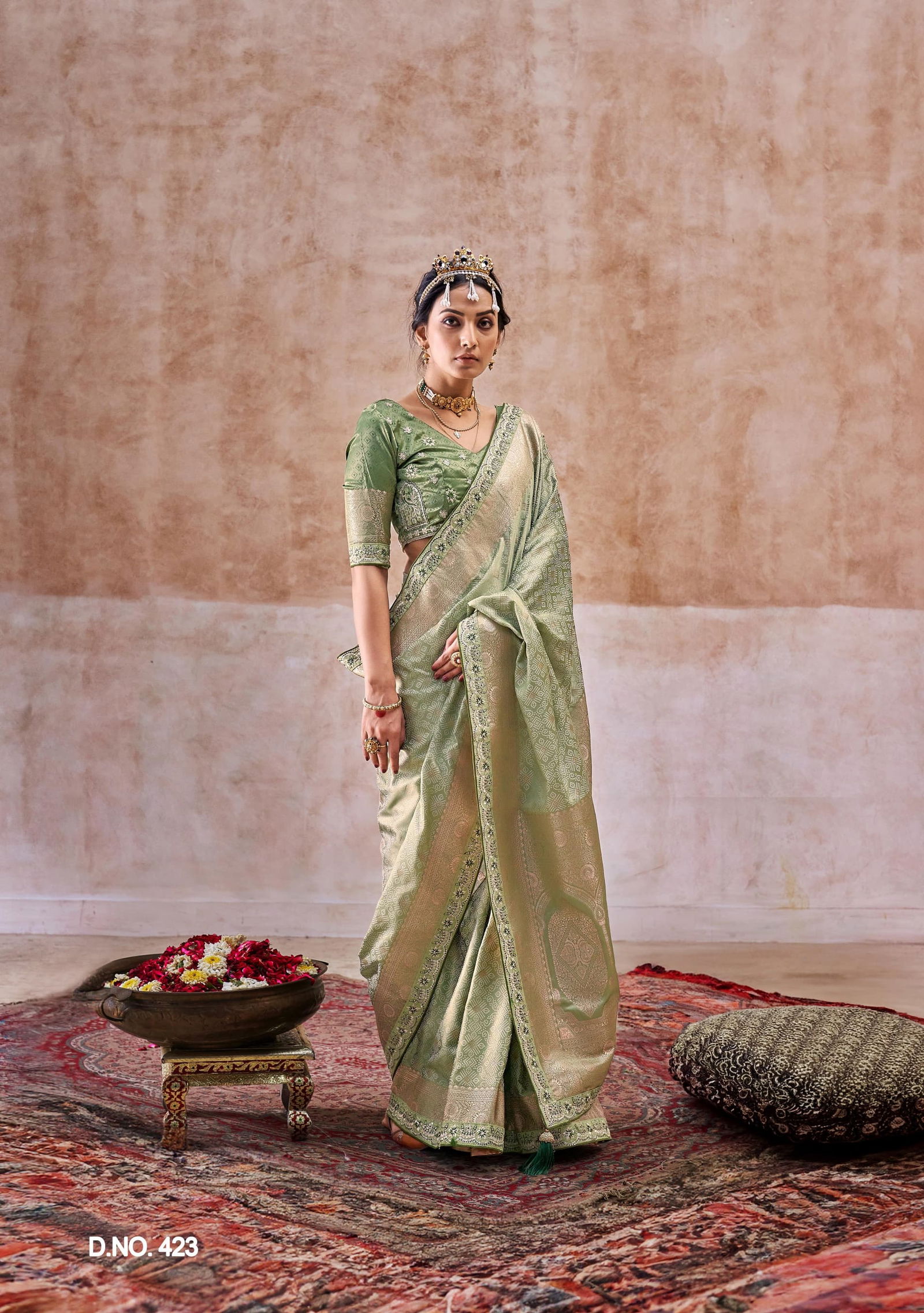 Kalaa By Kala Jamun Satin Silk Embroidery Sarees Online Wholesale