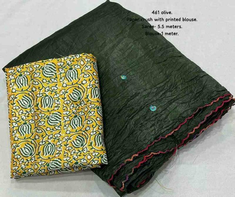 Kc 614 Beautiful Solid Crush Party Wear Saree Best Wholesale Shop In Surat