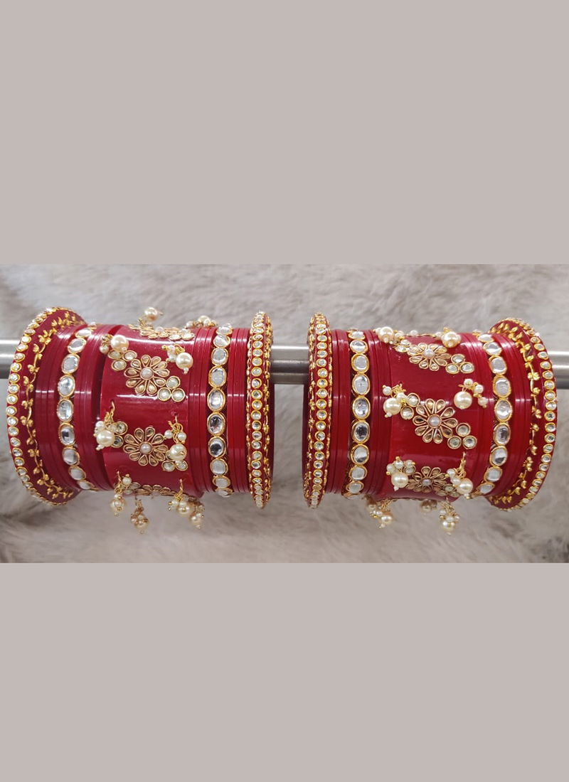 Gorgeous Fancy Bridal  And Party Wear Bangles Collection With Stone Work