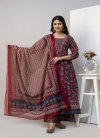Naisha K 339 Cotton Printed Long Anarkali Style Kurta Set Wholesale Online
