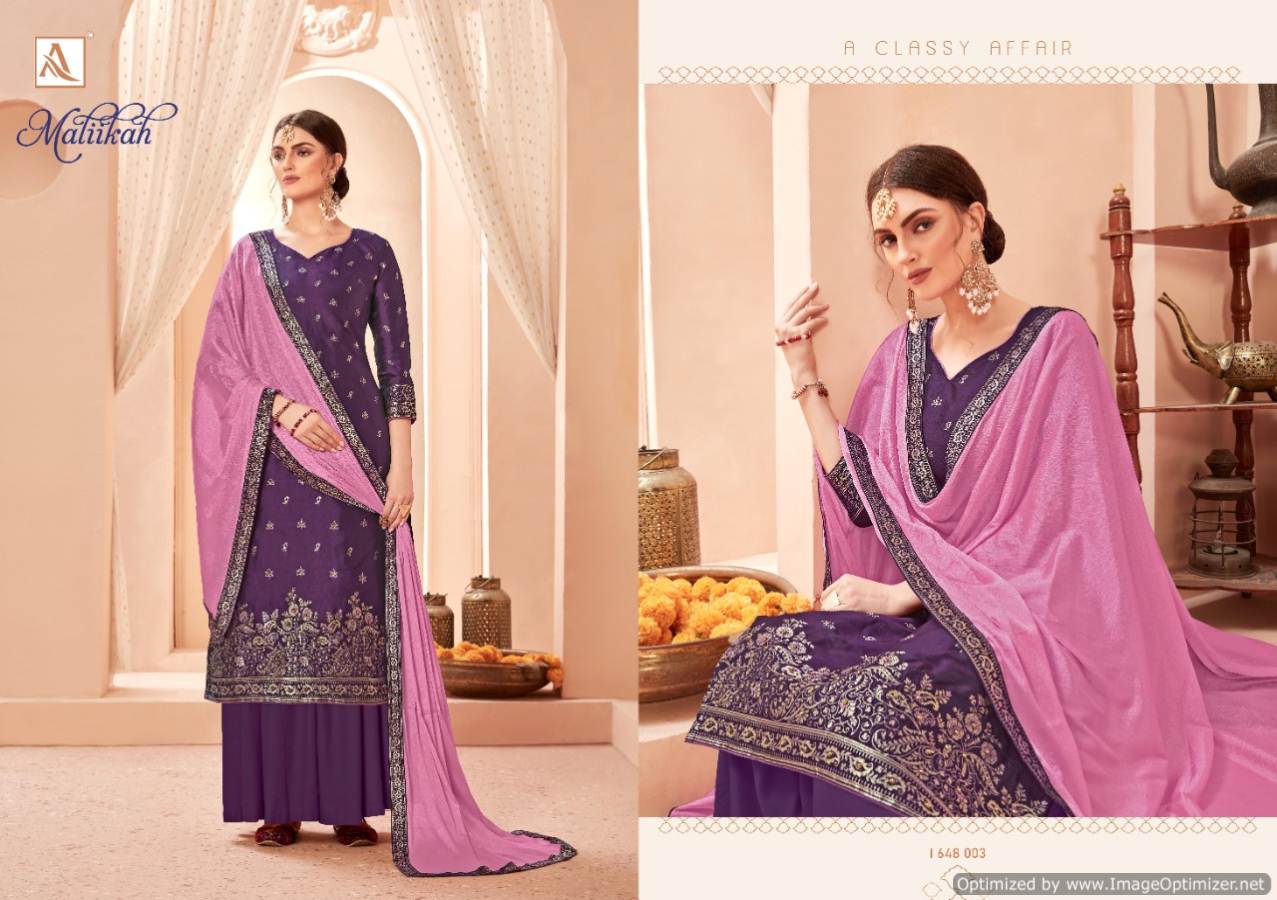 Alok Maliika Exclusive Pretty Designer Heavy Festive Wear Salwar Suit Collection 