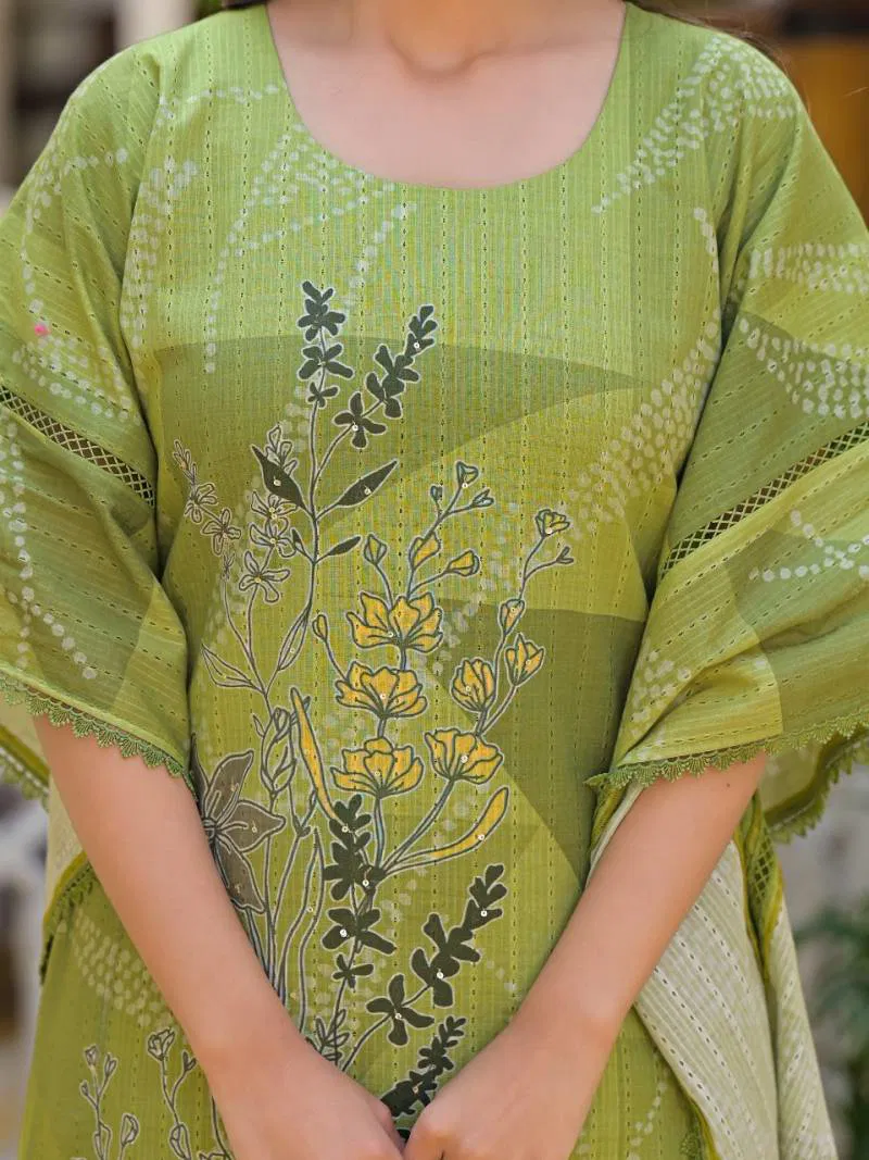Tanyaa P 379 Cotton Fancy Kaftan With Bottom Wholesale In India