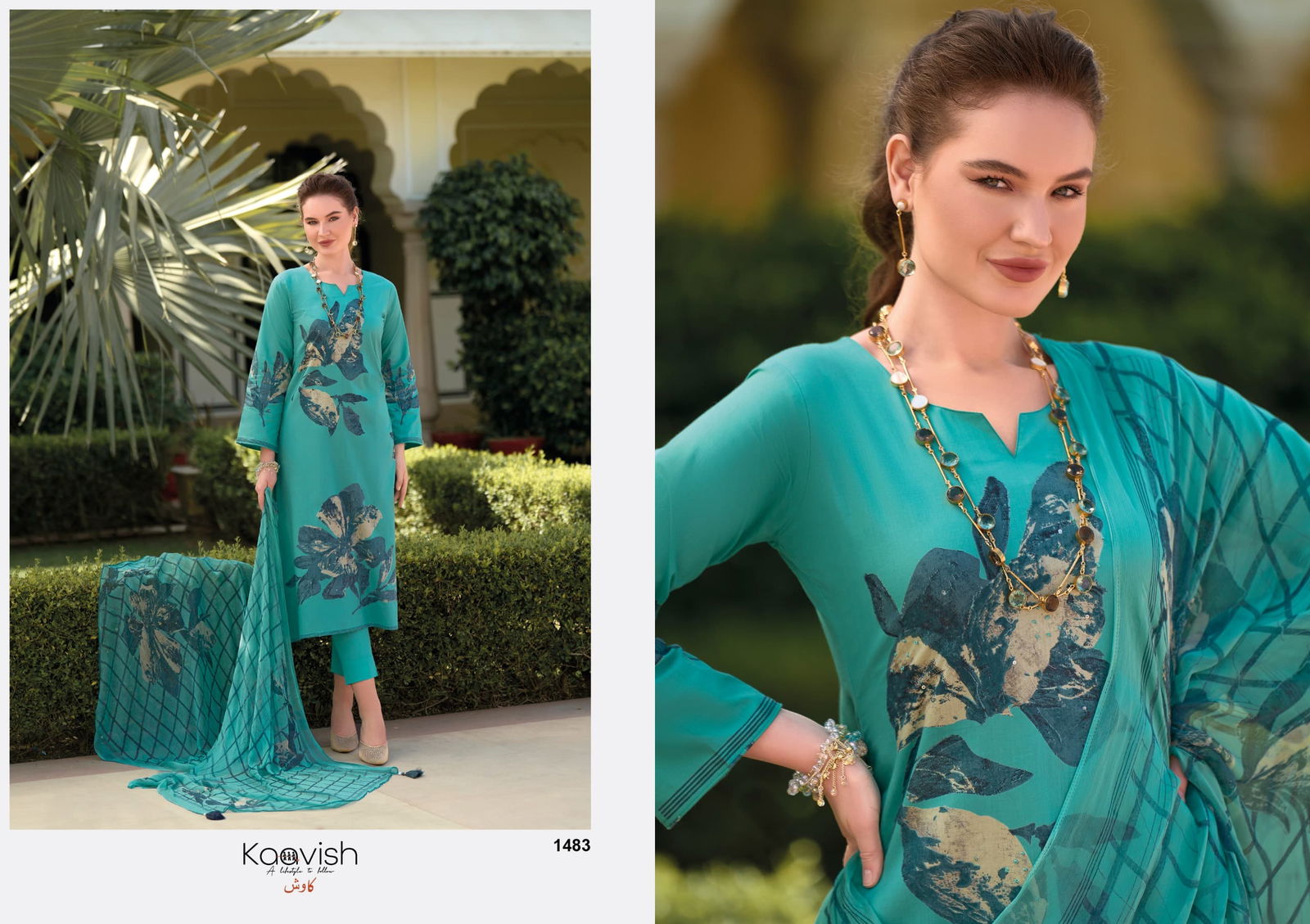 Jesscia Vol 2 By Kaavish Lawn Cotton Printed Salwar Suits Orders In India