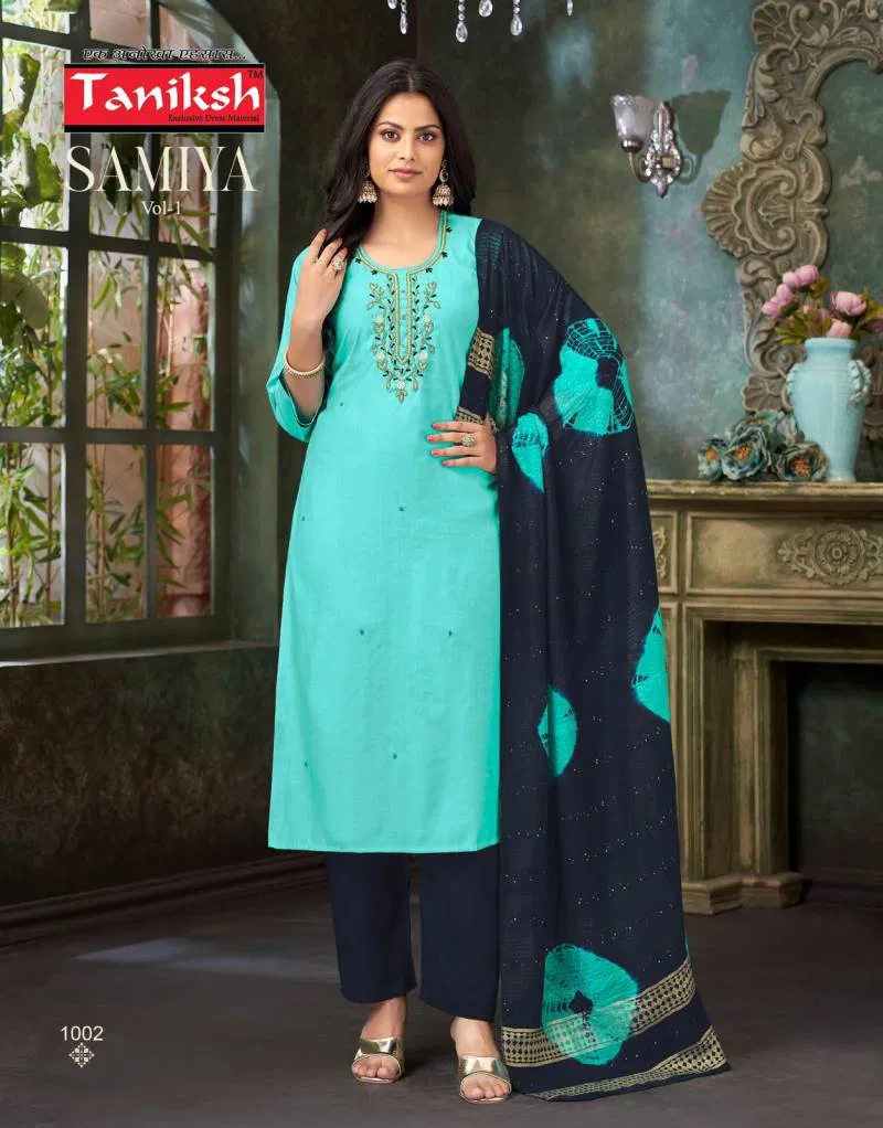 Samiya Vol 1 By Taniksh Vatican Kurti Bottom With Dupatta Wholesale Suppliers In Mumbai