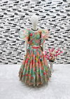 OC 153 Heavy Georgette Girls Wear Kids Lehenga Catalog