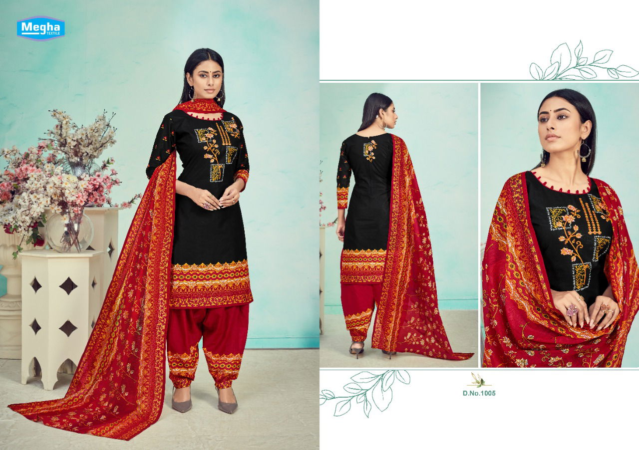 Megha Panghat Vol 1 Exclusive Pure Cotton Printed Casual Wear Dress Material Collection 
