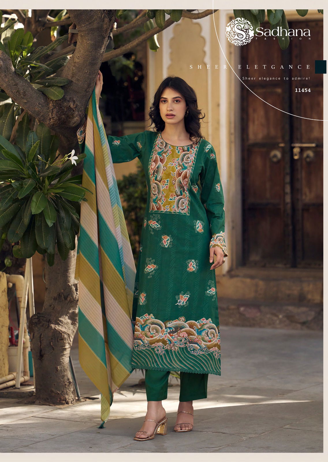 Sol By Sadhana Lawn Cotton Digital Printed Dress Material Exporters In India