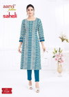 Saheli Vol 17 By Aarvi Cotton Printed Surat Straight Kurtis Wholesale Market