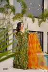 Clora Vol 10 Mal Silk Digital Anarkali Kurti With Bottom Dupatta Suppliers In India