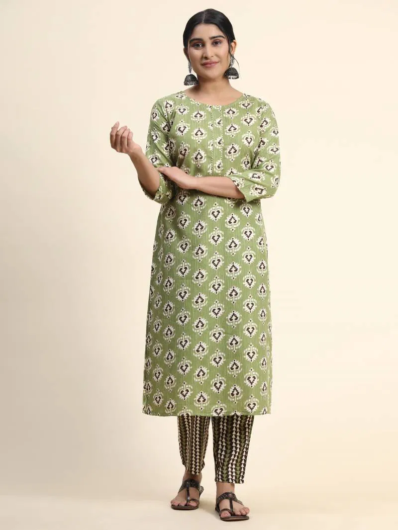 Tanyaa P 148 Cotton Printed Kurti With Bottom Wholesale Price In Surat