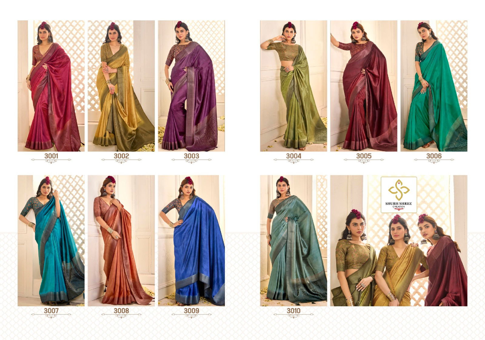 Pallavi Vol 3 By Shubh Shree Tusser Silk Sarees Exporters In India