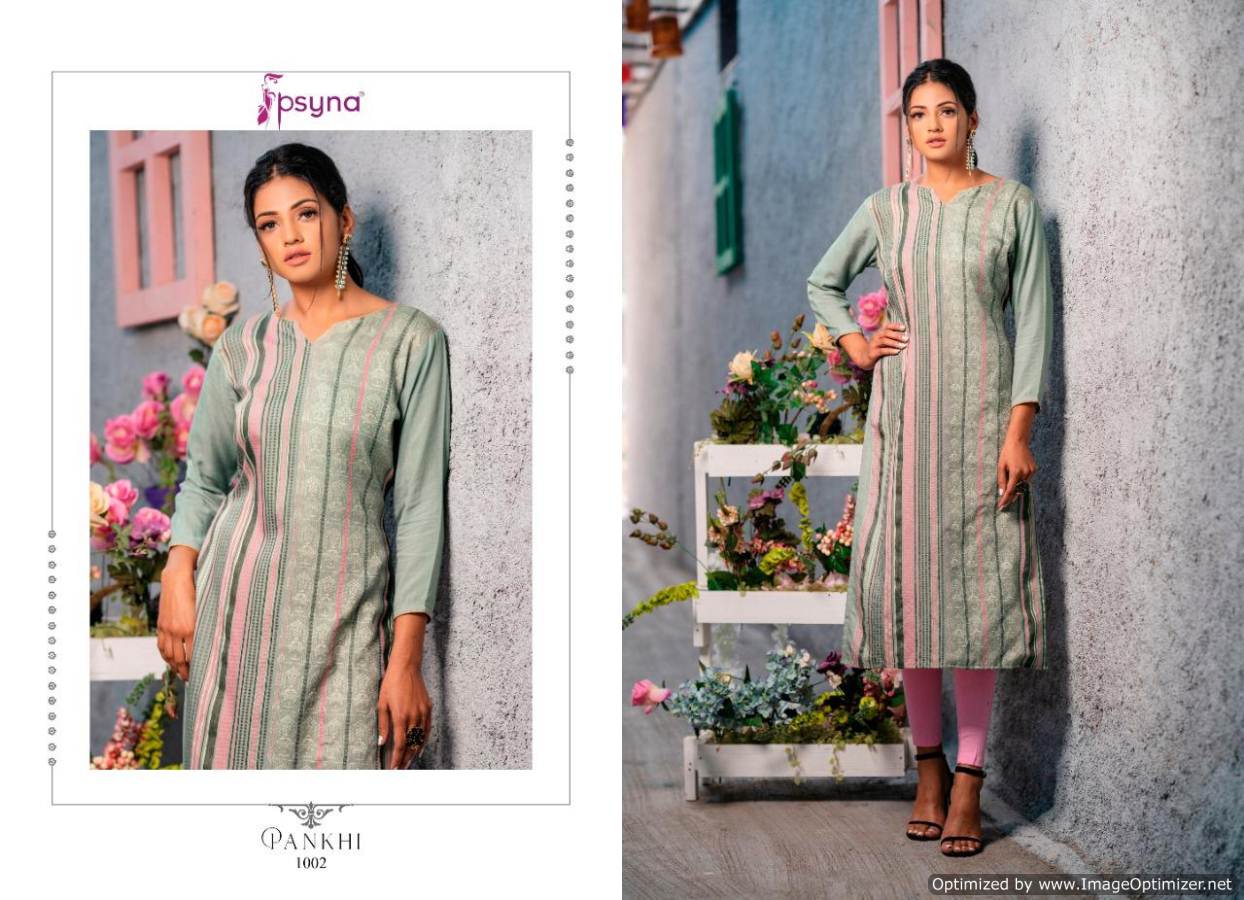 Psyna Pankhi Launch Of New Collection Of Latest Designer Printed Casual Wear Kurtis 